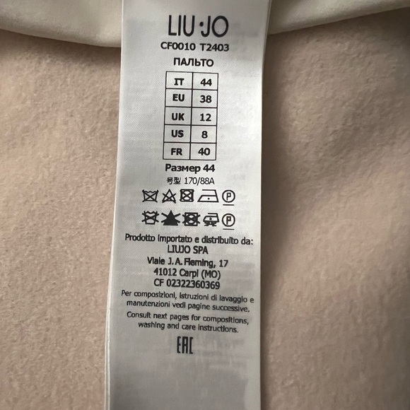 LIU-JO Wool Coat, never worn, new with tags - Picture 3 of 8